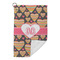 Hearts Microfiber Golf Towels Small - FRONT FOLDED