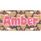 Hearts Mini/Bicycle License Plate (Personalized)