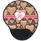 Hearts Mouse Pad with Wrist Support - Main