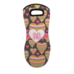 Hearts Neoprene Oven Mitt w/ Monograms