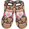 Hearts Neoprene Oven Mitts - Set of 2 w/ Monogram