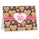 Hearts Note cards (Personalized)