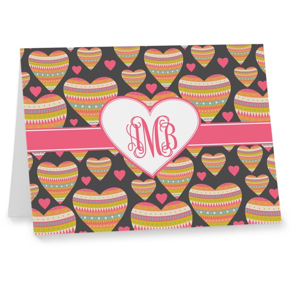 Custom Hearts Note cards (Personalized)