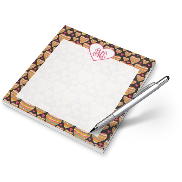 Custom Hearts Notepad (Personalized)