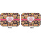 Hearts Octagon Placemat - Double Print Front and Back