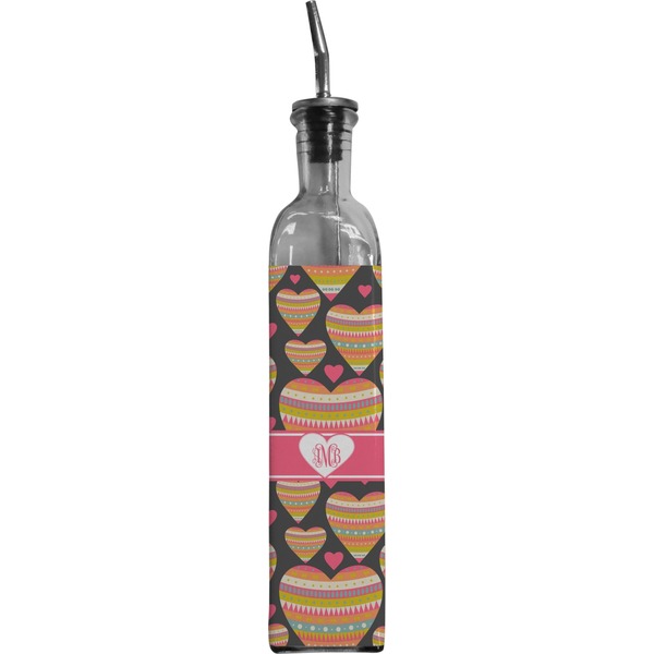 Custom Hearts Oil Dispenser Bottle (Personalized)