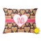 Hearts Outdoor Throw Pillow (Rectangular) (Personalized)