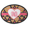 Hearts Oval Patch