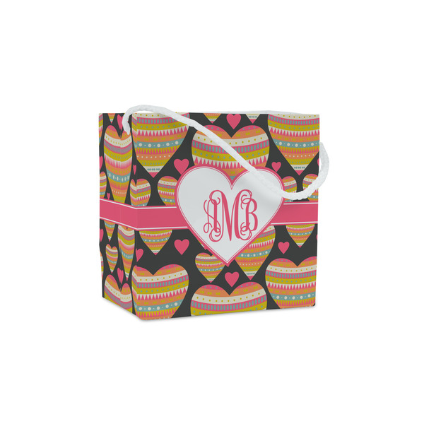 Custom Hearts Party Favor Gift Bags - Gloss (Personalized)