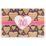 Hearts Disposable Paper Placemats (Personalized)