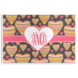 Hearts Disposable Paper Placemats (Personalized)