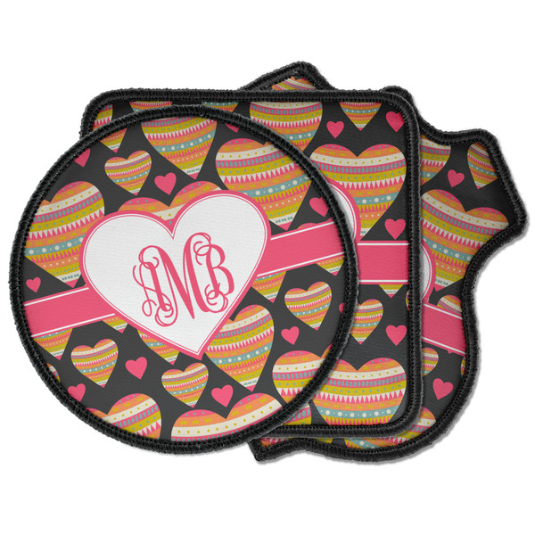 Custom Hearts Iron on Patches (Personalized)