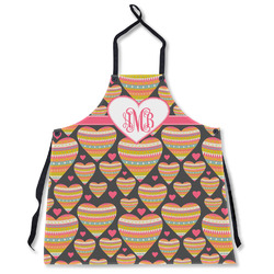 Hearts Apron Without Pockets w/ Monogram