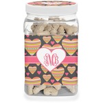 Hearts Dog Treat Jar (Personalized)
