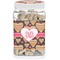 Hearts Dog Treat Jar (Personalized)