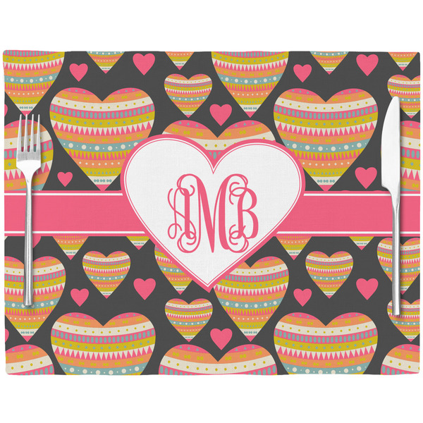 Hearts Placemat with Props