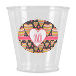 Hearts Plastic Shot Glass (Personalized)
