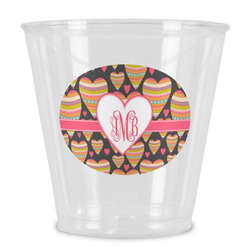 Hearts Plastic Shot Glass (Personalized)