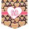 Hearts Iron On Faux Pocket (Personalized)