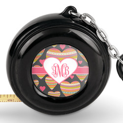 Hearts Pocket Tape Measure - 6 Ft w/ Carabiner Clip (Personalized)