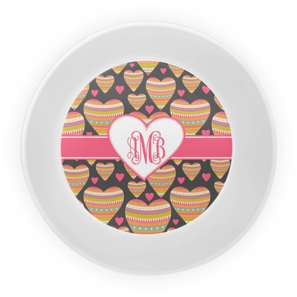 Hearts Melamine Bowl - Center