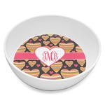 Hearts Melamine Bowl - 8 oz (Personalized)