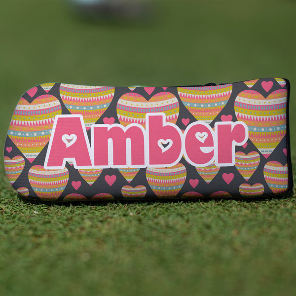 Custom Hearts Blade Putter Cover (Personalized)