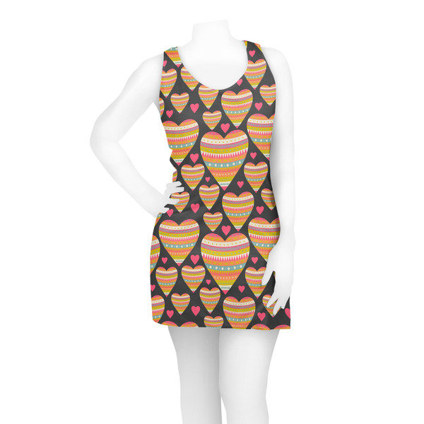 Hearts Racerback Dress - On Model - Front