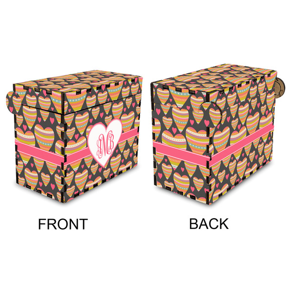 Hearts Recipe Box - Full Color - Approval