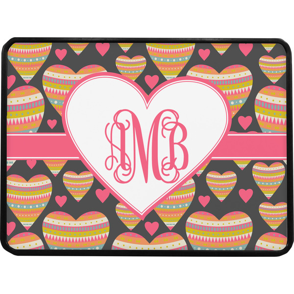 Hearts Rectangular Car Hitch Cover w/ FRP Insert