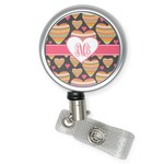 Hearts Retractable Badge Reel (Personalized)