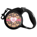 Hearts Retractable Dog Leash - Medium (Personalized)
