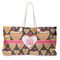 Hearts Large Tote Bag with Rope Handles (Personalized)