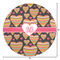 Hearts Round Area Rug - Size