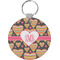 Hearts Round Keychain (Personalized)