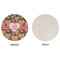 Hearts Round Linen Placemats - APPROVAL (single sided)