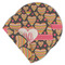 Hearts Round Linen Placemats - MAIN (Double-Sided)