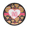 Hearts Round Patch