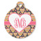 Hearts Round Pet ID Tag - Large - Front