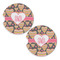 Hearts Sandstone Car Coasters - Set of 2