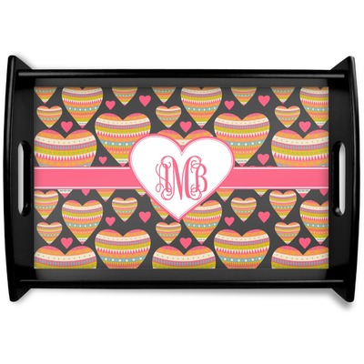 Hearts Wooden Tray (Personalized)
