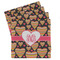 Hearts Absorbent Stone Coasters - Set of 4 (Personalized)