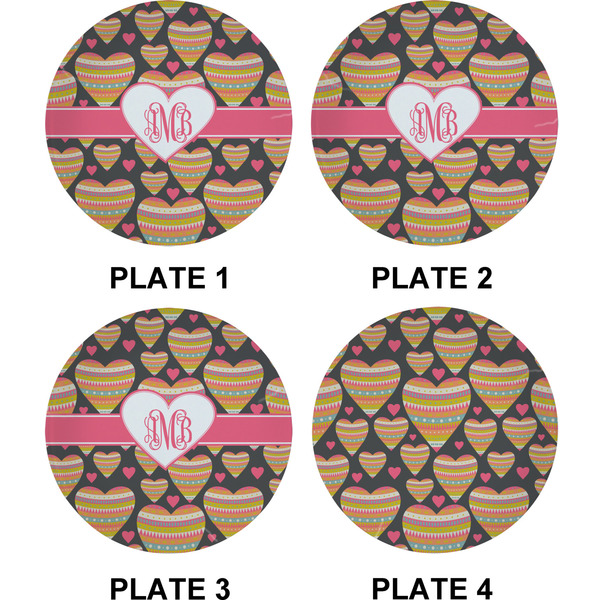 Hearts Set of Appetizer / Dessert Plates (Approval)