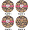 Hearts Set of Lunch / Dinner Plates (Approval)