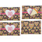 Hearts Set of Rectangular Appetizer / Dessert Plates