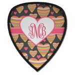 Hearts Iron on Shield Patch A w/ Monogram