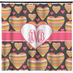 Hearts Shower Curtain - Custom Size (Personalized)