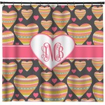 Hearts Shower Curtain (Personalized)