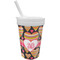 Hearts Sippy Cup with Straw (Personalized)