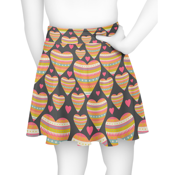 Hearts Skater Skirt - Back